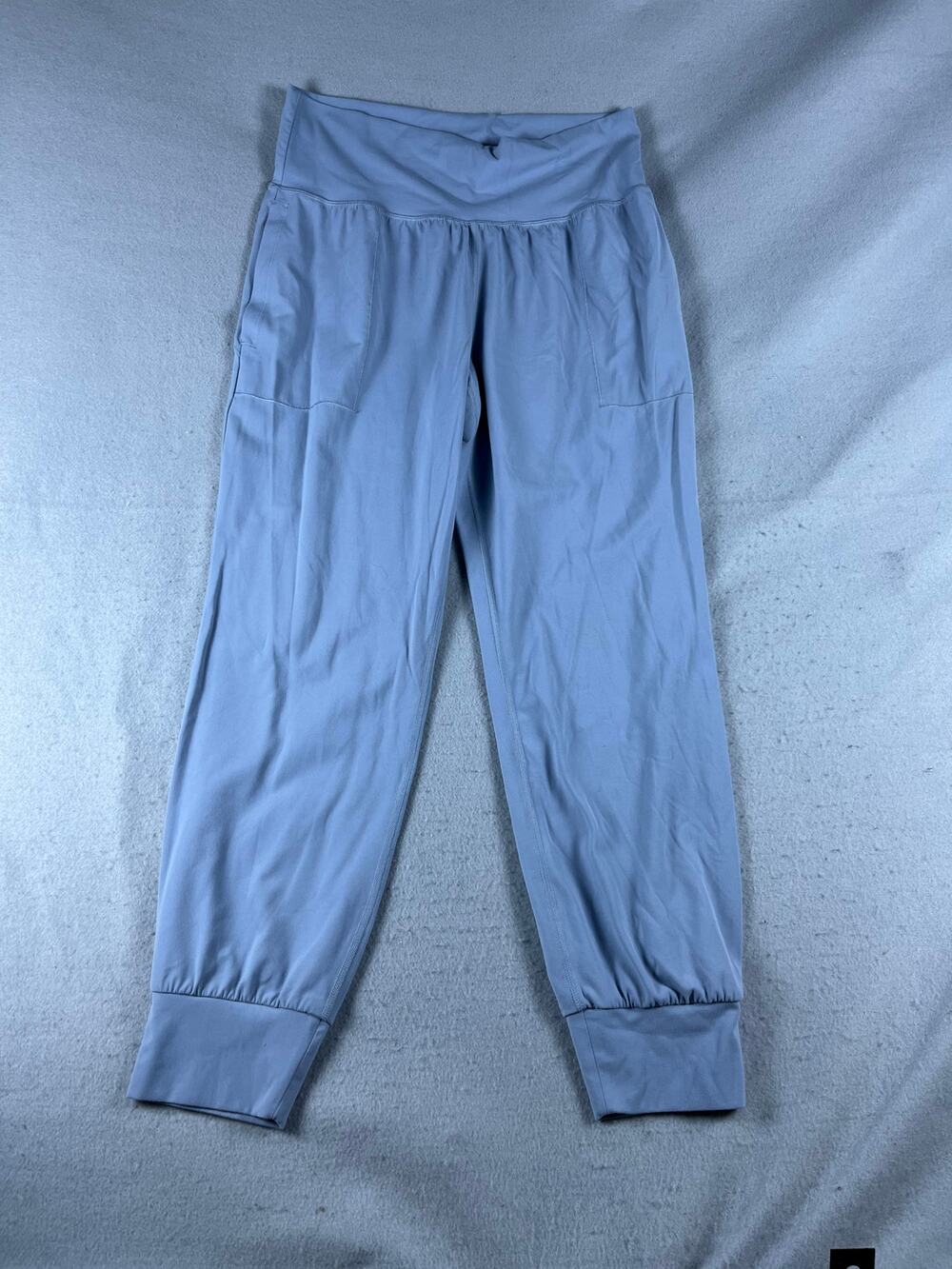 Athleta Salutation Jogger Womens L Blue Powervita High Rise Athletic Sweatpants